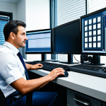 전자기술사와 공기업 취업 - **

"A professional telecommunications engineer, fully clothed in appropriate attire, working on a c...