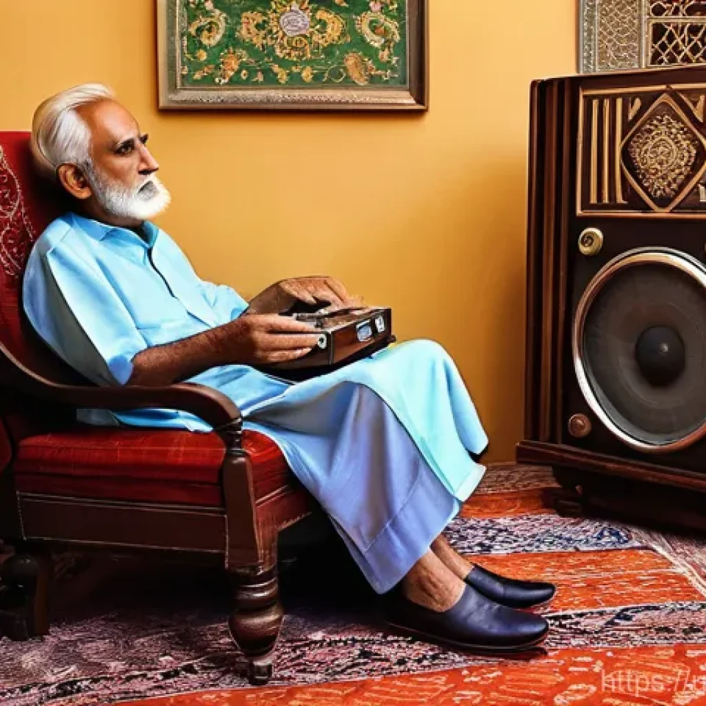 전자기술사 관련 전자회로 설계 사례 - **Prompt 1 (Historical Electronics):** "A nostalgic scene depicting a warmly lit Pakistani living ro...