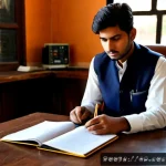 Home 23 전자기술사와 시험 대비 스터디 자료 - Photorealistic study scene in a Lahore university library, a young Pakistani electrical engineering ...